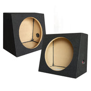 SoundBox Universal Single 12" Sealed Subwoofer Enclosure, Truck (Pair)
