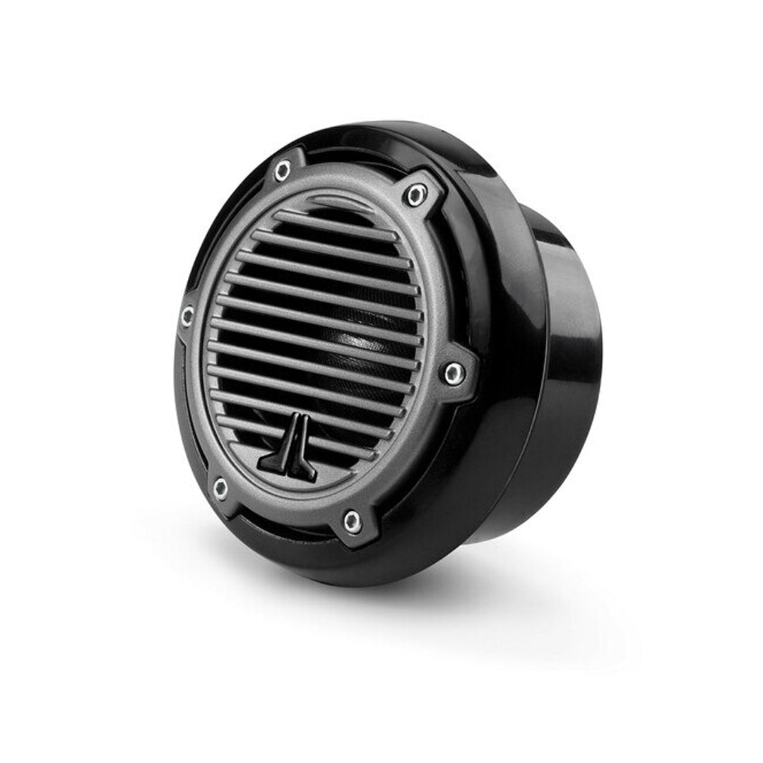 JL Audio M100-CT-CG-TB, M Series Marine 1" Component Tweeters (Pair), Black/Titanium Classic Grilles, 100W