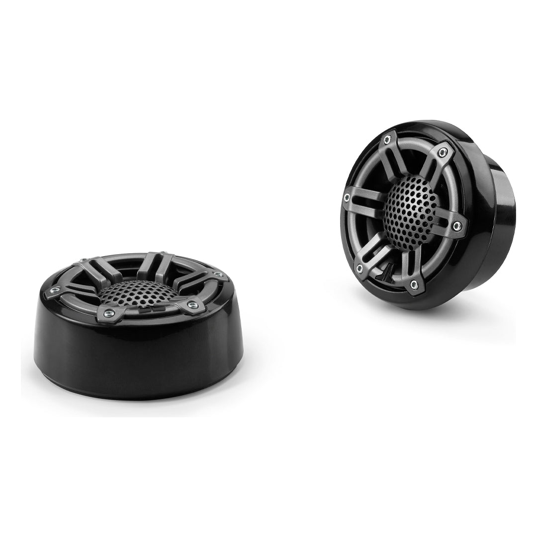 JL Audio M100-CT-SG-TB, M Series Marine 1" Component Tweeters (Pair), Black/Titanum Sport Grill, 100W