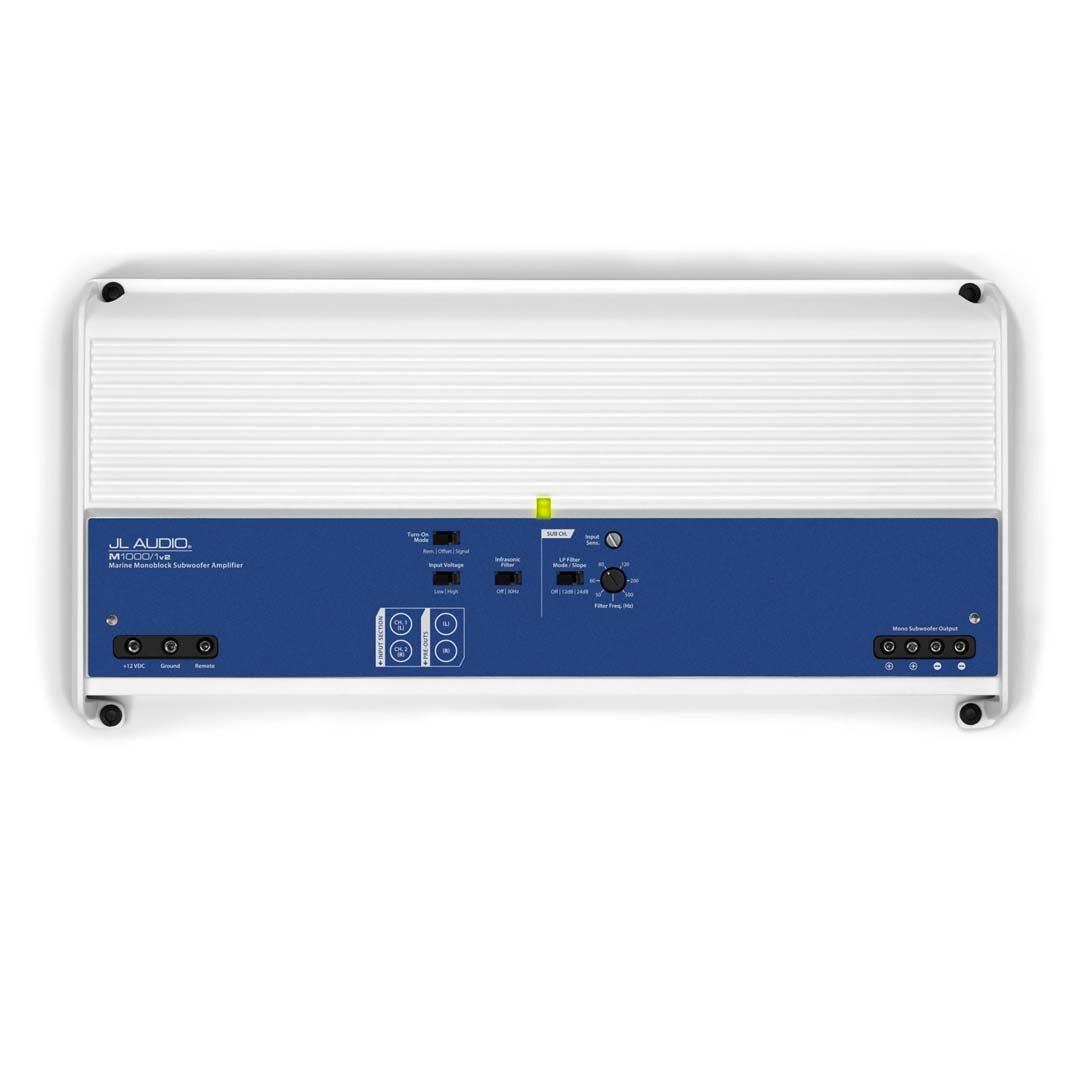 JL Audio M1000/1v2, M Series Class D Mono Marine Amplifier, 1000W