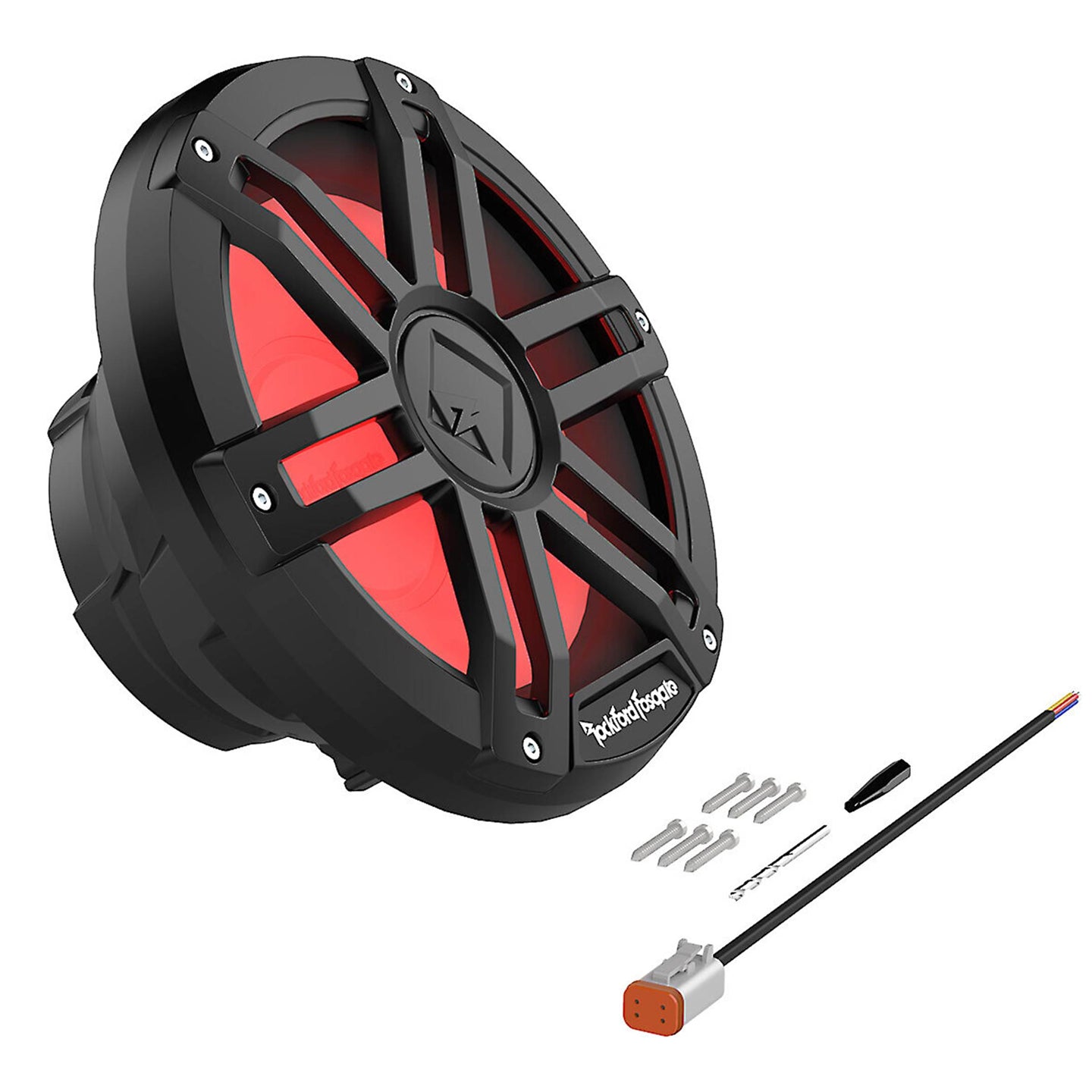 Rockford Fosgate M1D2-10B, M1 10" Color Optix Marine Subwoofer Dual Voice Coil 2 Ohm, 1200W
