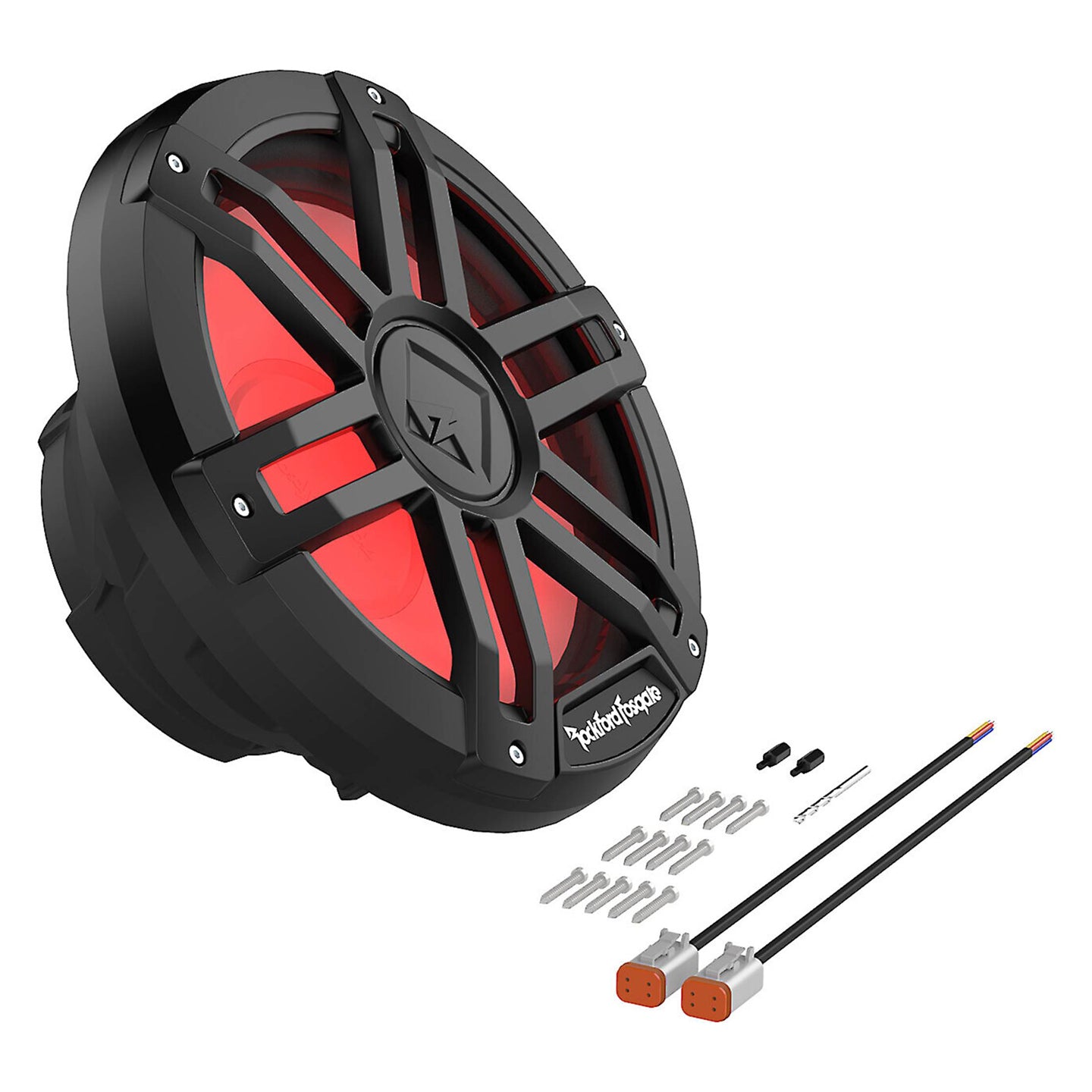 Rockford Fosgate M1D2-12B, M1 12" Color Optix Marine Subwoofer Dual Voice Coil 2 Ohm, 1200W