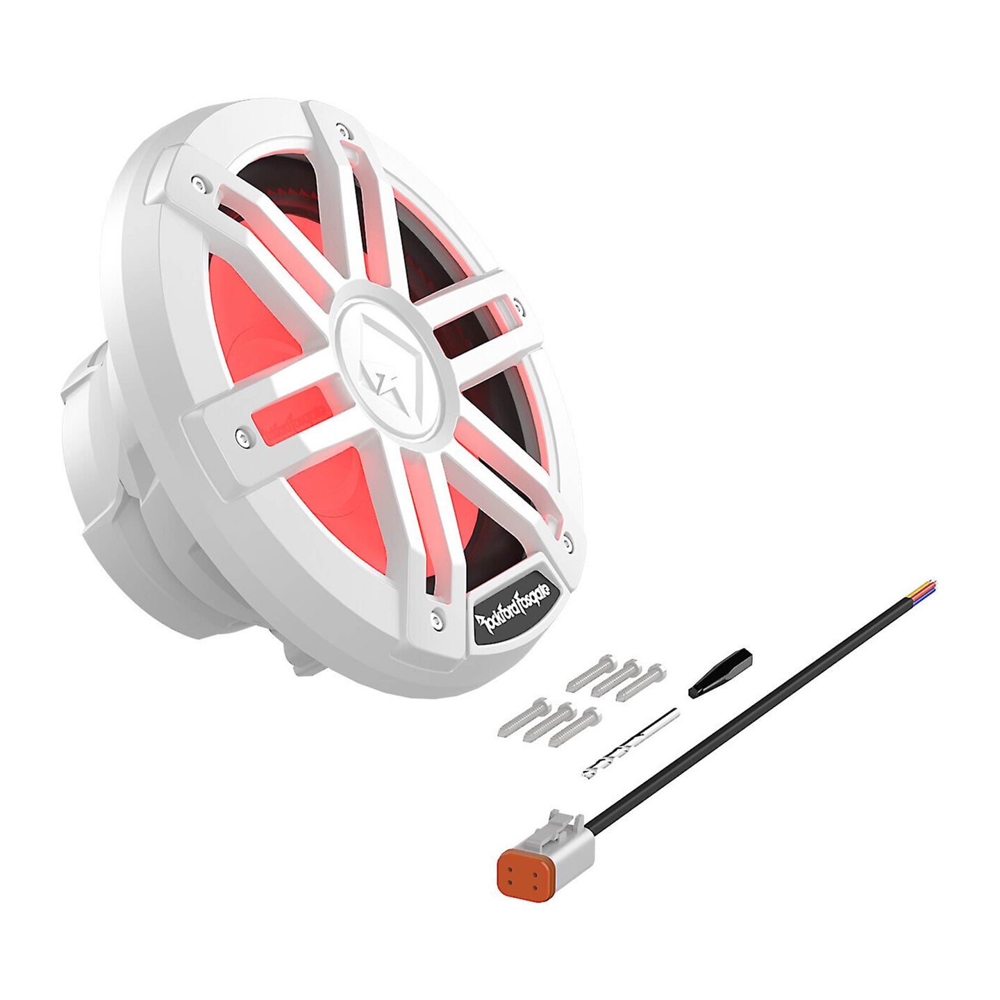 Rockford Fosgate M1D2-8, M1 8" Color Optix Marine Subwoofer Dual Voice Coil 2 Ohm, 600W