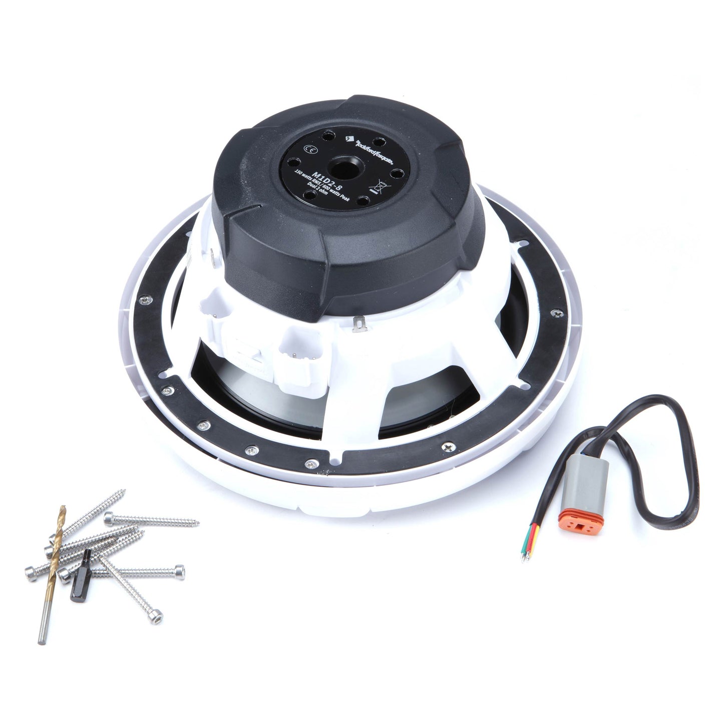 Rockford Fosgate M1D2-8, M1 8" Color Optix Marine Subwoofer Dual Voice Coil 2 Ohm, 600W