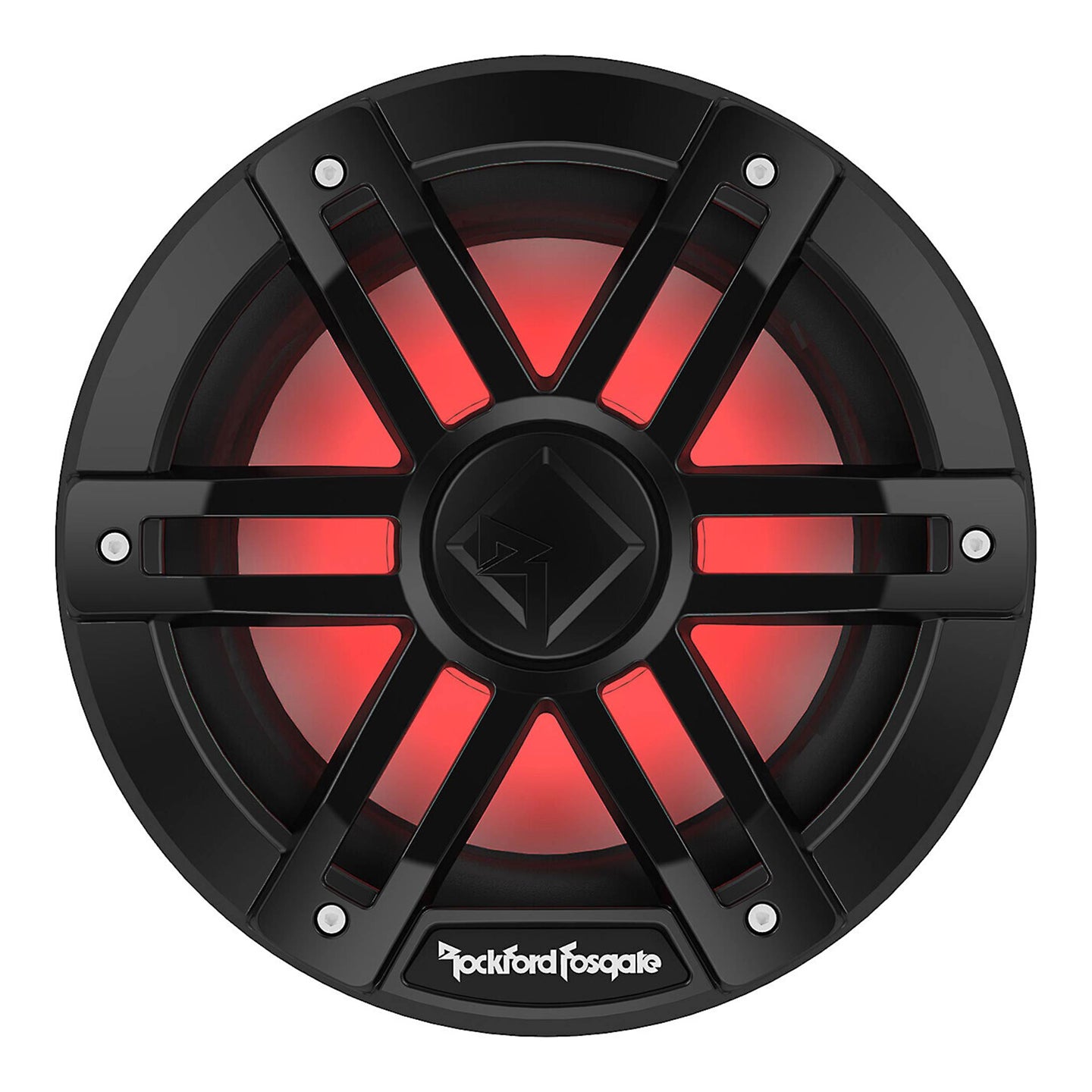 Rockford Fosgate M1D2-8B, M1 8" Color Optix Marine Subwoofer Dual Voice Coil 2 Ohm, 600W