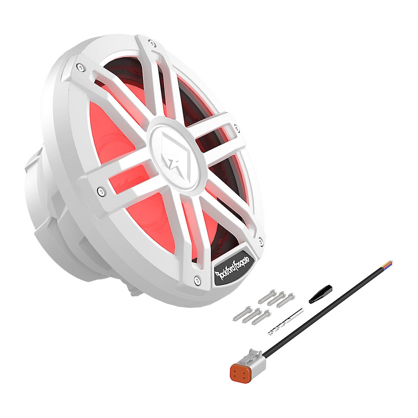 Rockford Fosgate M1D4-10, M1 10" Color Optix Marine Subwoofer Dual Voice Coil 4 Ohm, 1200W