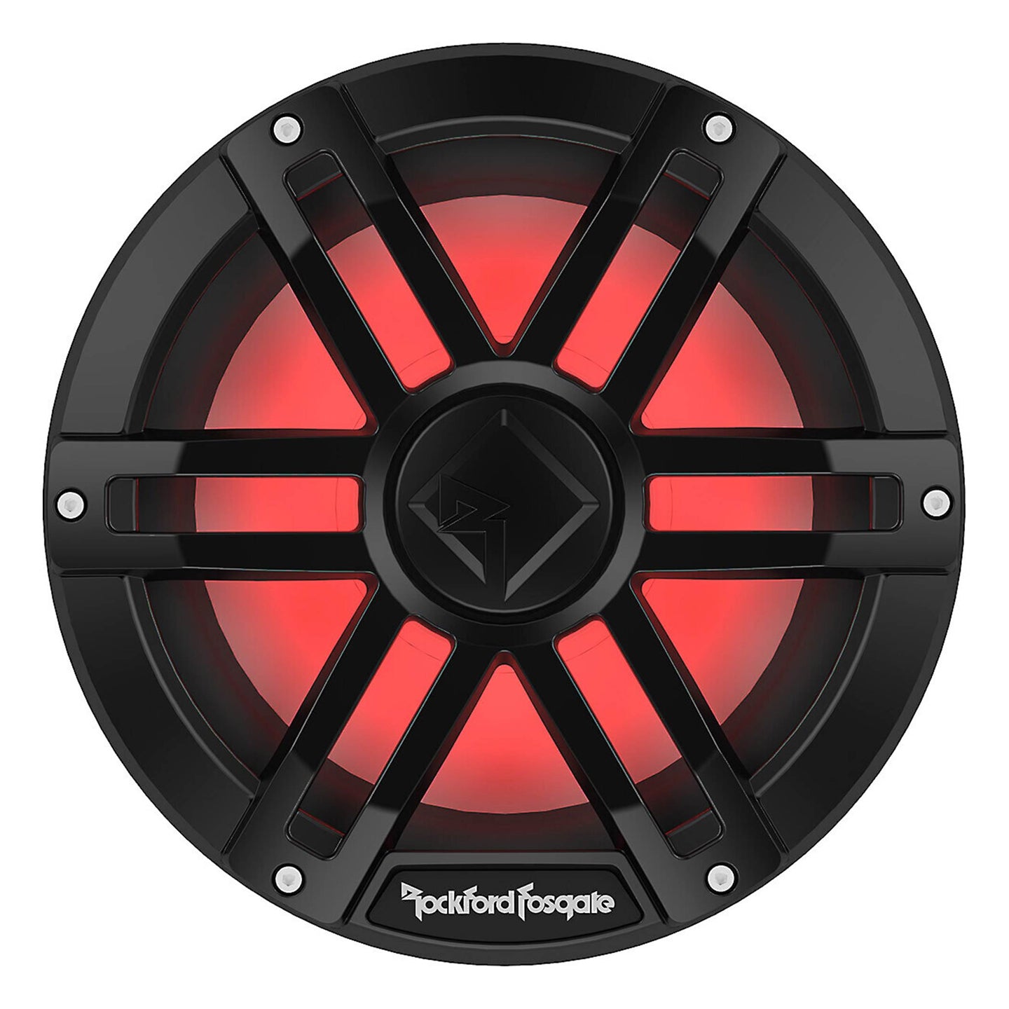 Rockford Fosgate M1D4-10B, M1 10" Color Optix Marine Subwoofer Dual Voice Coil 4 Ohm, 1200W