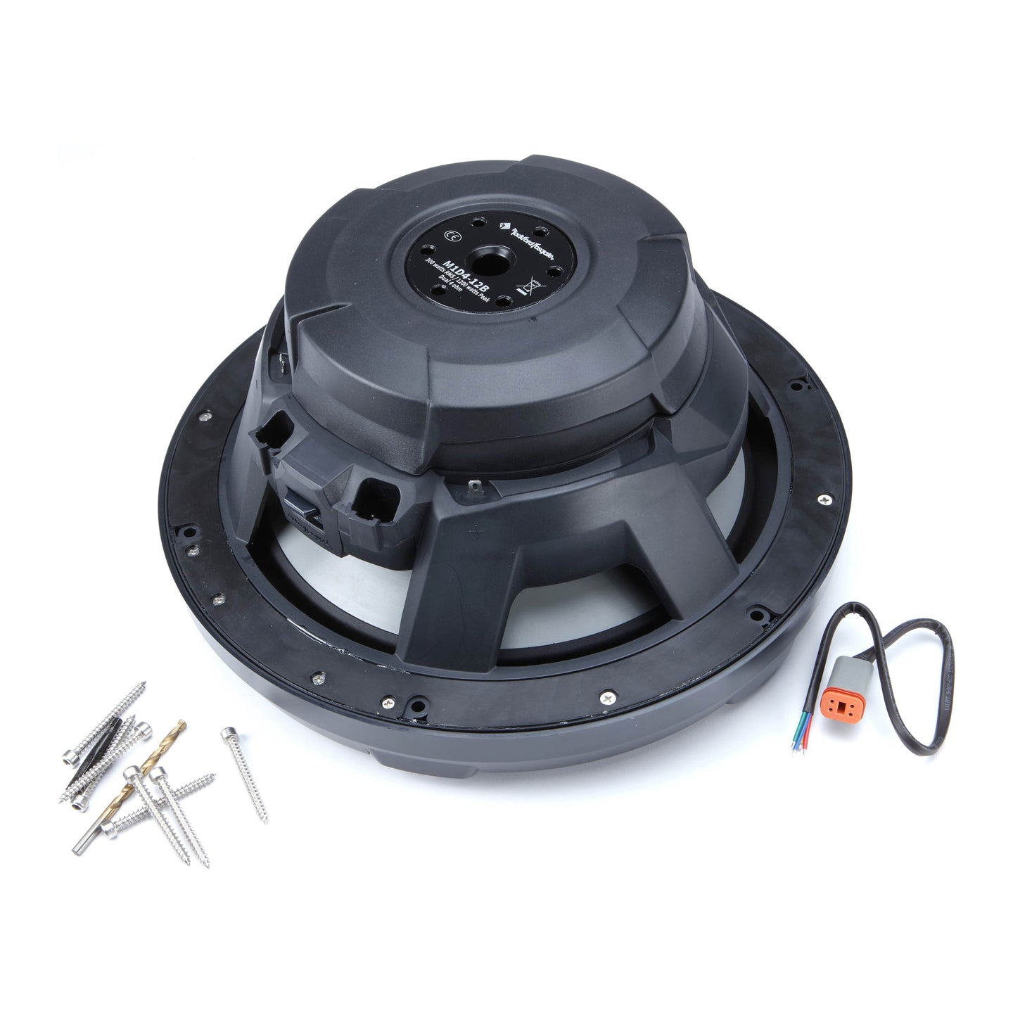 Rockford Fosgate M1D4-12B, M1 12" Color Optix Marine Subwoofer Dual Voice Coil 4 Ohm, 1200W