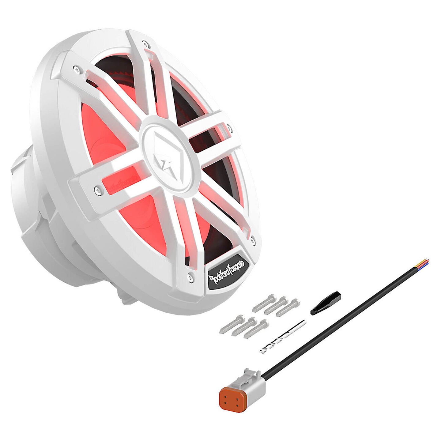 Rockford Fosgate M1D4-8, M1 8" Color Optix Marine Subwoofer Dual Voice Coil 4 Ohm, 600W