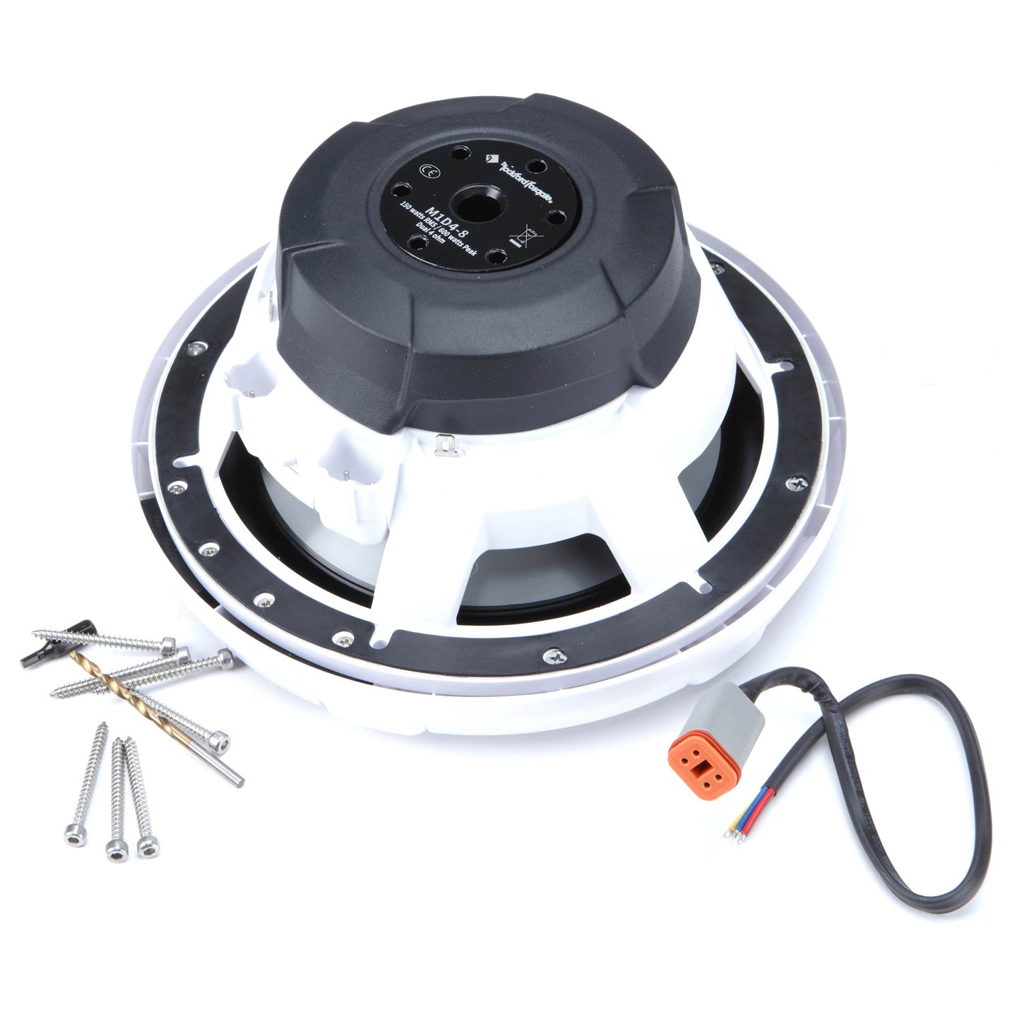 Rockford Fosgate M1D4-8, M1 8" Color Optix Marine Subwoofer Dual Voice Coil 4 Ohm, 600W