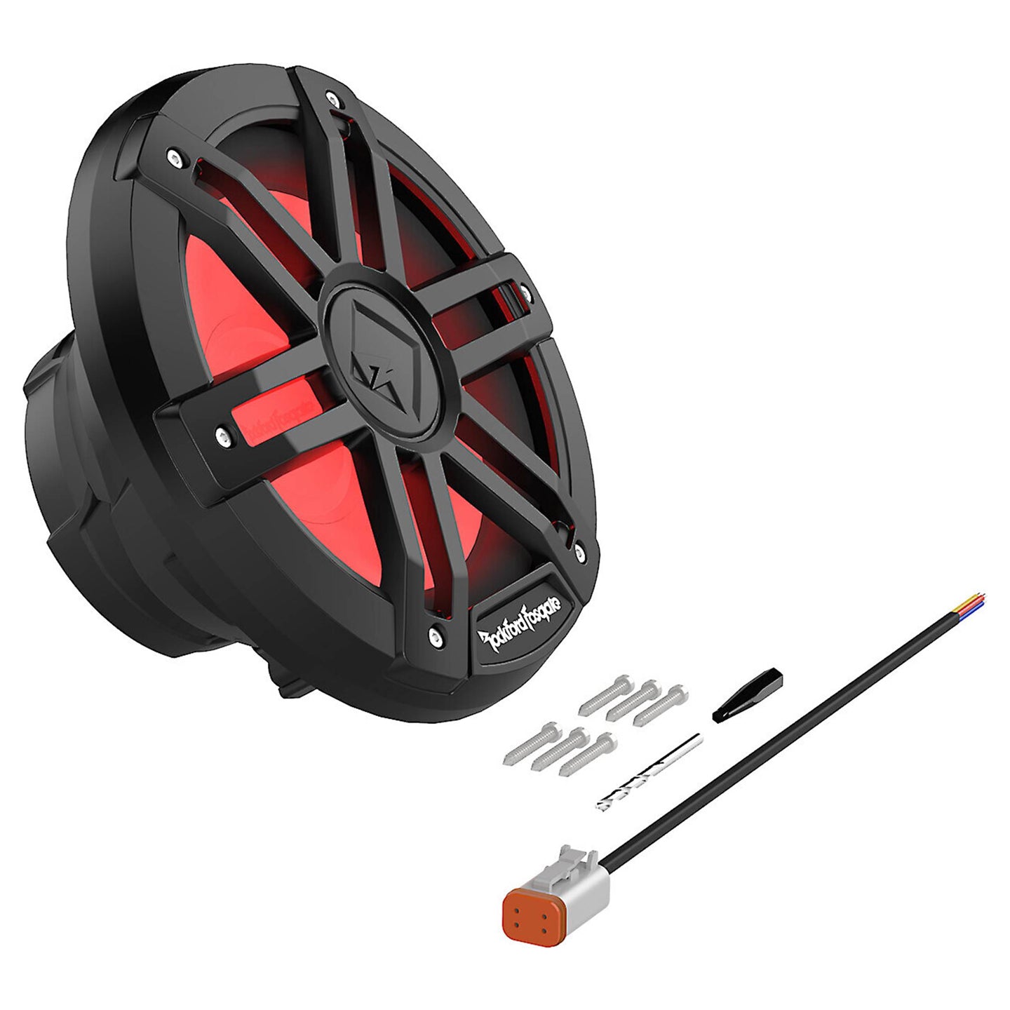 Rockford Fosgate M1D4-8B, M1 8" Color Optix Marine SubwooferDual Voice Coil 4 Ohm, 150 Watts RMS, 600W