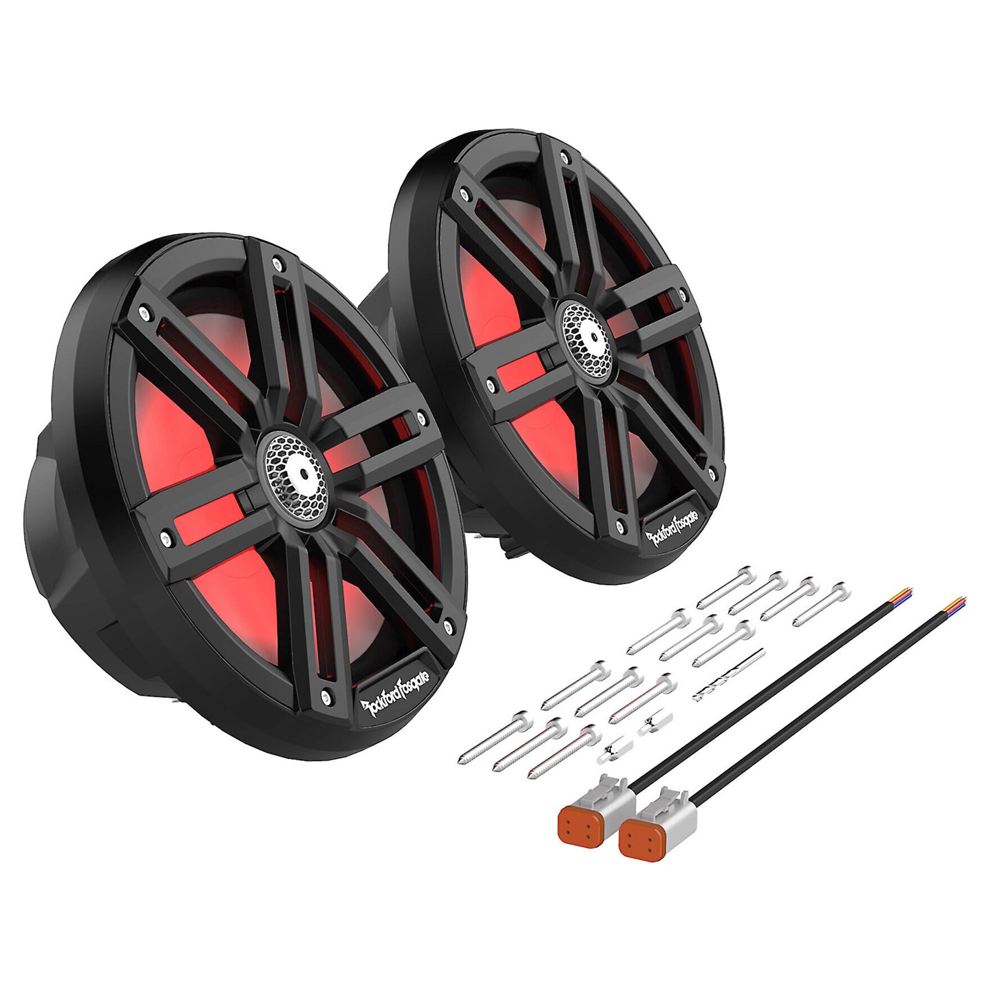 Rockford Fosgate M2-8B, M2 8" Color Optix Marine 2-Way Speaker System, 250W