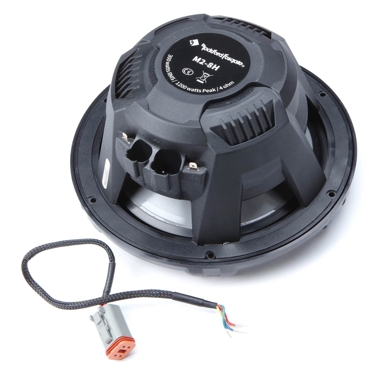 Rockford Fosgate M2-8H, M2 8" Color Optix Marine 2-Way Speaker System w/ Horn Tweeter