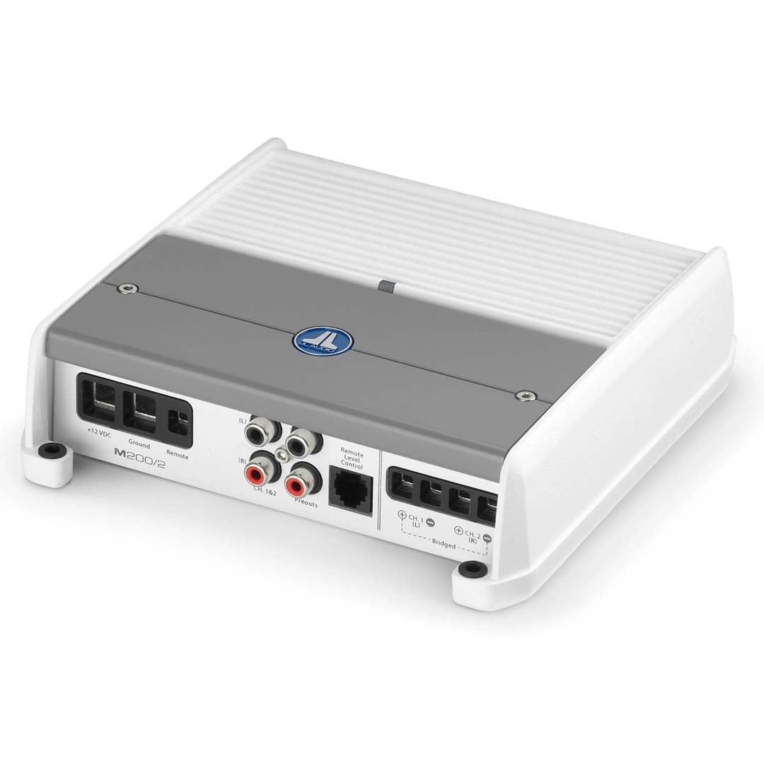 JL Audio M200/2, M Series Class D Marine Full Range 2 Channel Amplifier