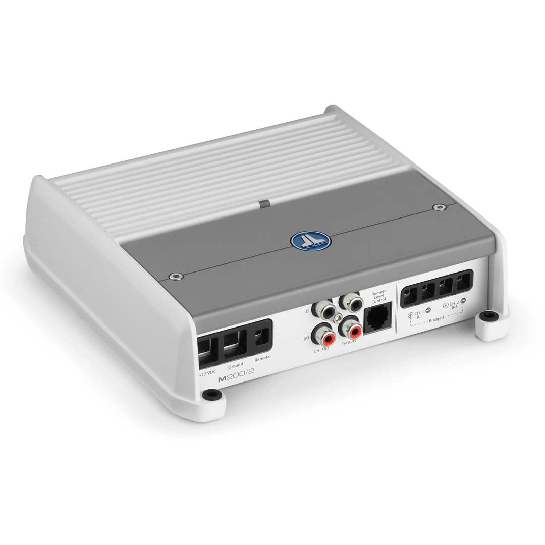 JL Audio M200/2, M Series Class D Marine Full Range 2 Channel Amplifier
