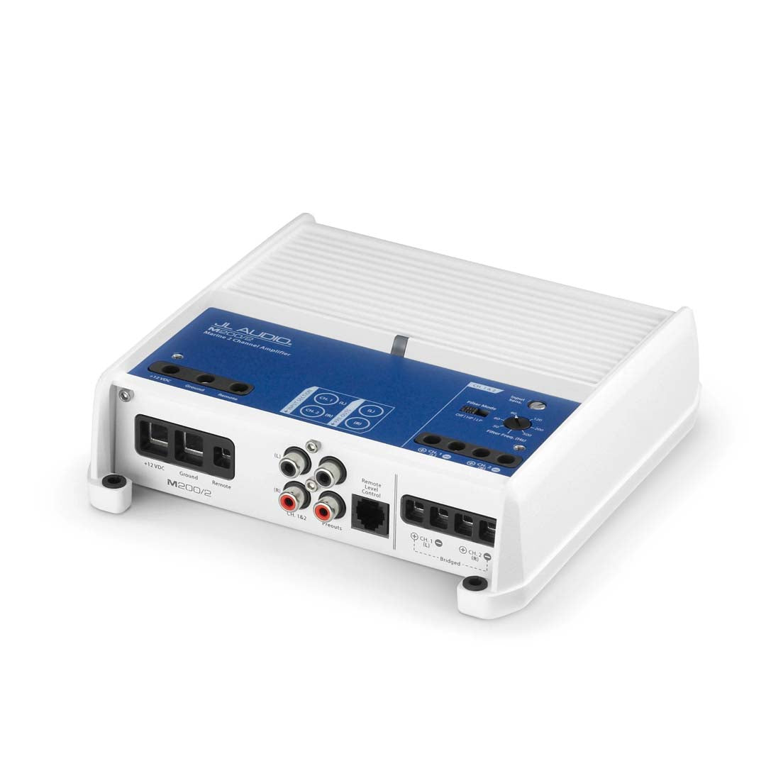 JL Audio M200/2, M Series Class D Marine Full Range 2 Channel Amplifier