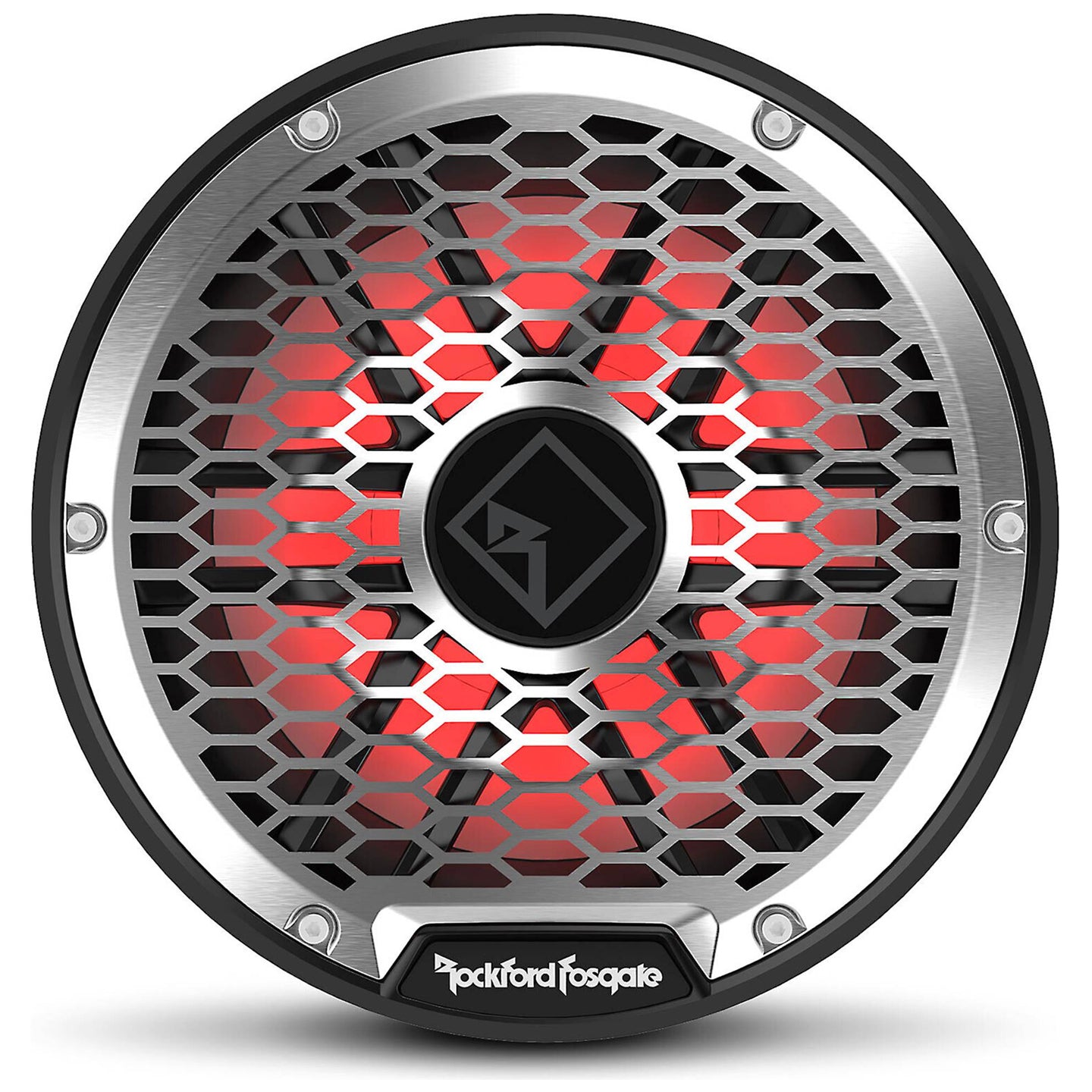 Rockford Fosgate M2D4-10I, M2 10" Color Optix Infinite Baffle Marine 4 Ohm Dual Voice Coil Subwoofer, 1600W