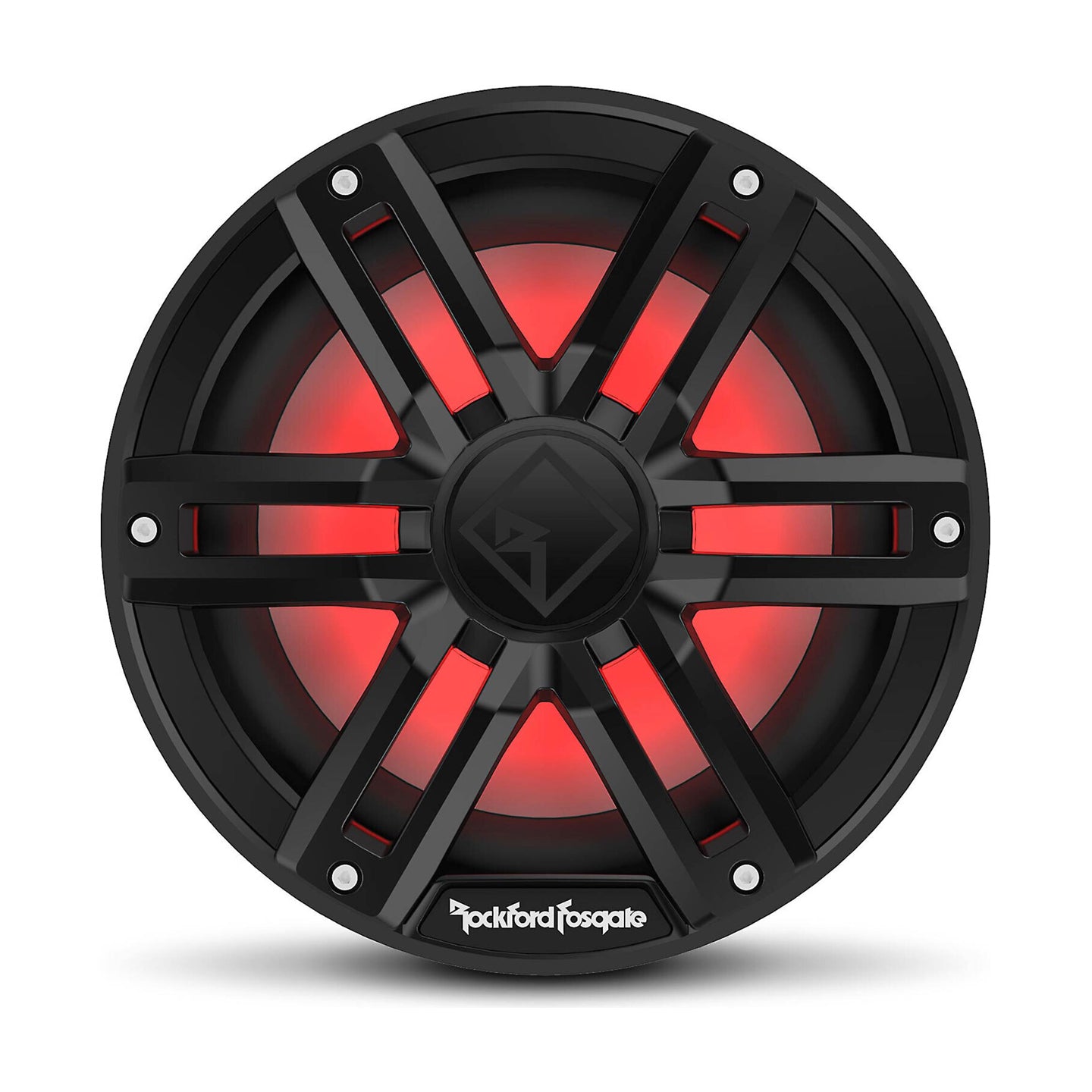 Rockford Fosgate M2D4-10IB, M2 10" Color Optix Infinite Baffle Marine 4 Ohm Dual Voice Coil Subwoofer, 1600W