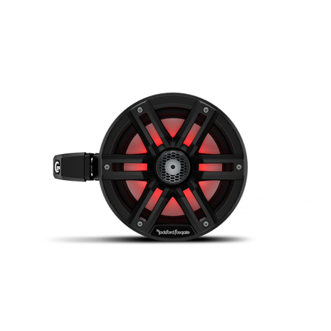 Rockford Fosgate M1WL-65MB, M1 Series 6.5" Color Optix Moto Can Speakers - Black Grille - 300W