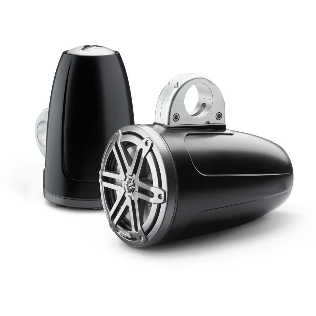 JL Audio M3-770ETXv3-Sb-S-Gm, M3 7.7" 2-Way Enclosed Marine Coaxial Speakers