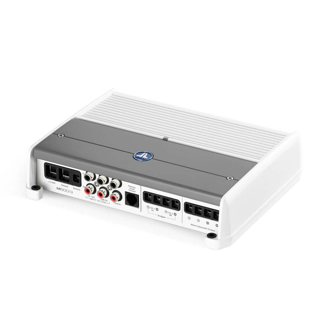 JL Audio M500/3, M Series Class D Marine 3-Ch Amplifier