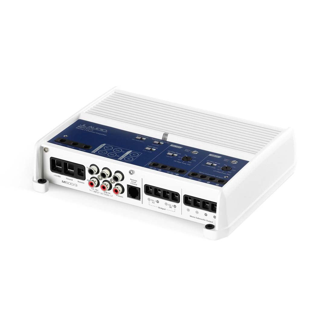 JL Audio M500/3, M Series Class D Marine 3-Ch Amplifier