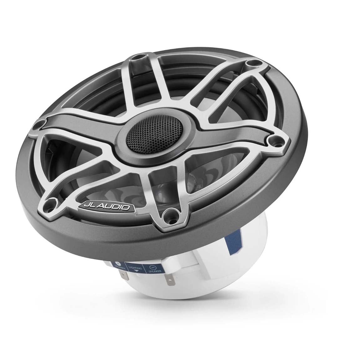 JL Audio M6-650X-S-GmTi, M6 Series 6.5" 2-Way Coaxial Marine Speaker, Pair
