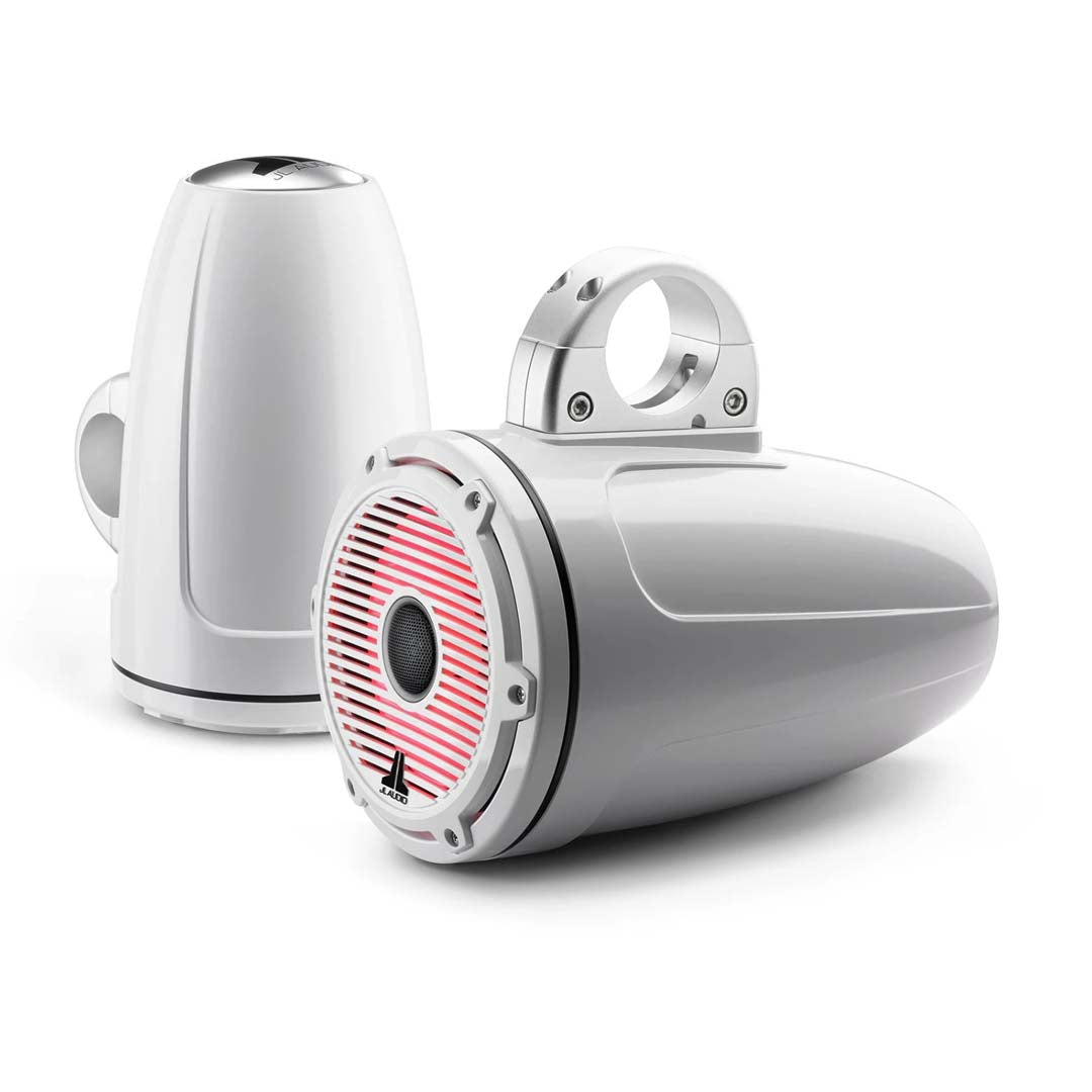 JL Audio M6-770ETXv3-Gw-C-GwGw-i, M6 Series 7.7" Enclosed Tower Coaxial Marine Speaker System