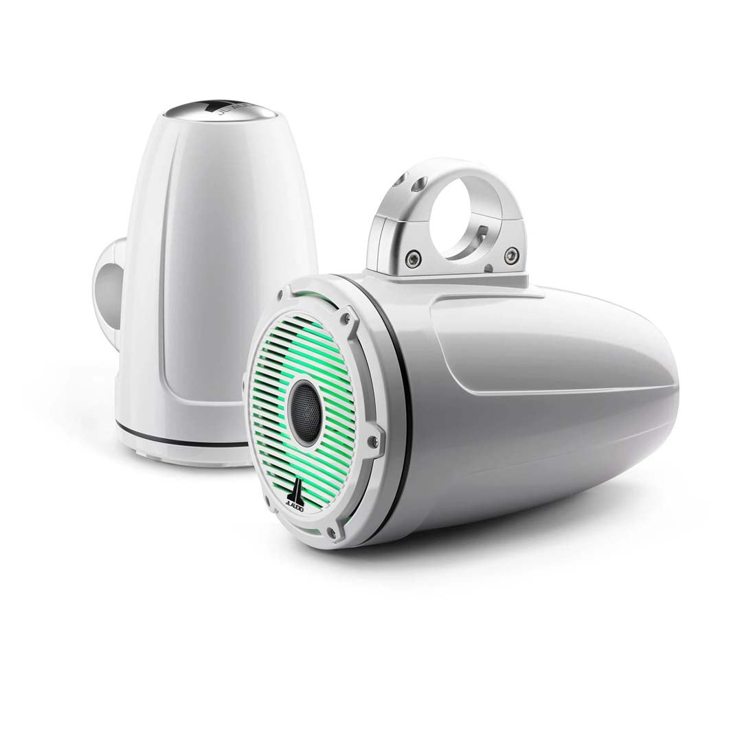 JL Audio M6-770ETXv3-Gw-C-GwGw-i, M6 Series 7.7" Enclosed Tower Coaxial Marine Speaker System