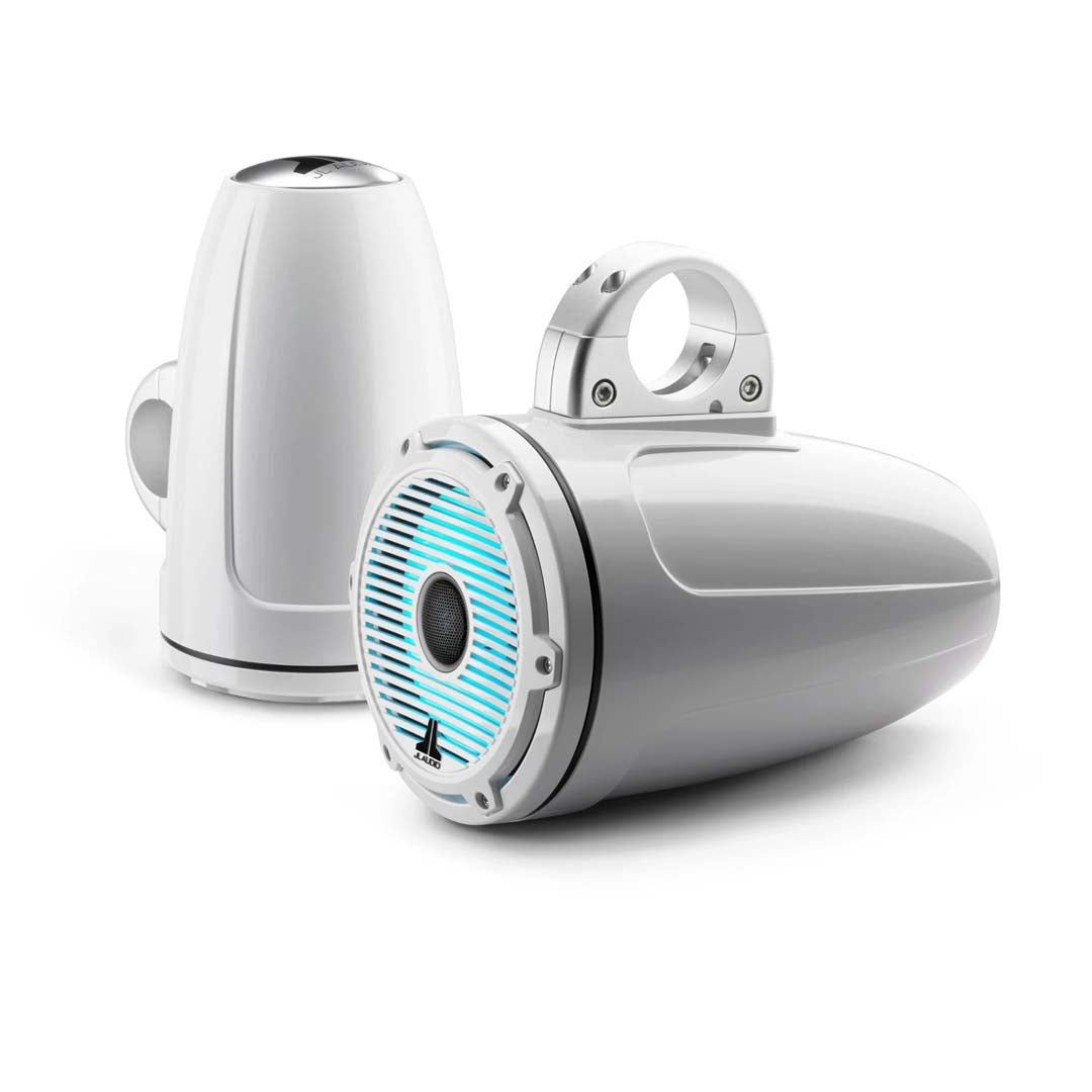 JL Audio M6-770ETXv3-Gw-C-GwGw-i, M6 Series 7.7" Enclosed Tower Coaxial Marine Speaker System