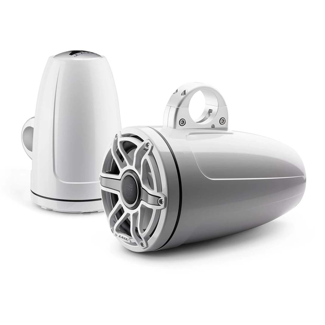 JL Audio M6-880ETXv3-Gw-S-GwGw, M6 Series 8.8" Enclosed Tower Coaxial Marine Speaker System