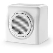 JL Audio M6-8FES-Gw-C-GwGw-4, M6 Series 8" 4 Ohm Loaded Marine Subwoofer Enclosure, Gloss White