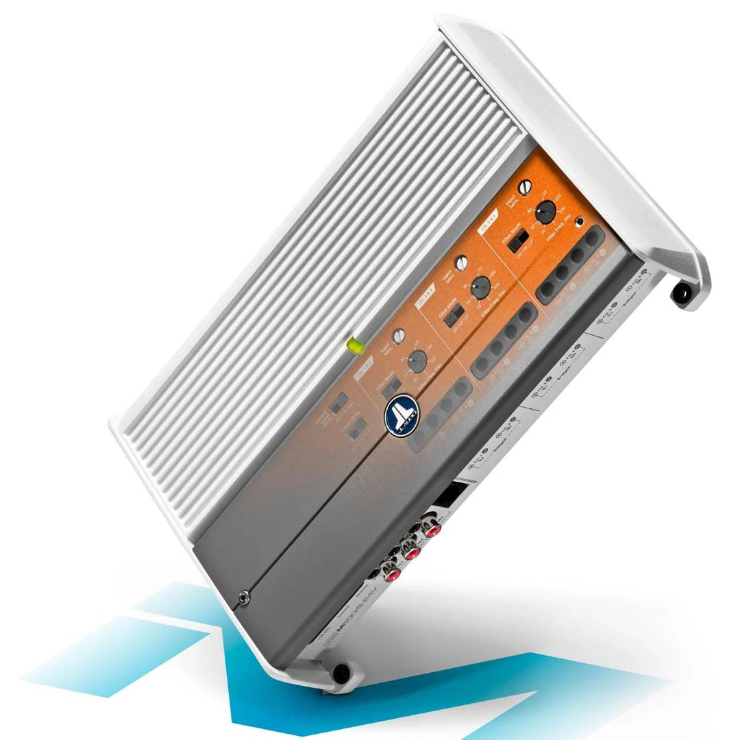 JL Audio M600/6-24V, 6 Ch. Class D Full-Range Marine Amplifier, 600 W, for 24V Systems