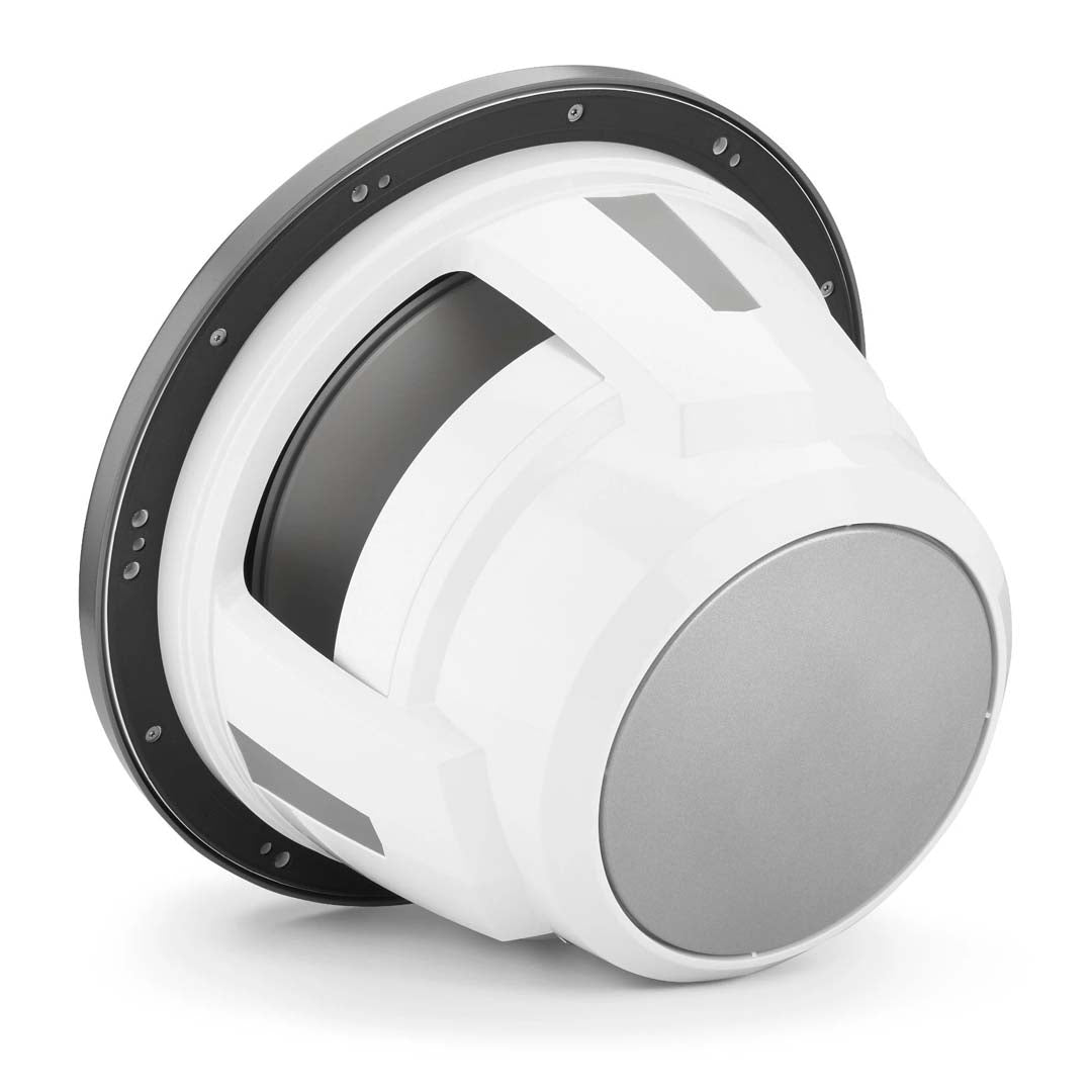 JL Audio M7-12IB-S-GMTI-I-4, 12" Infinite Baffle Marine Subwoofer - Sport Titanium Grille w/ RGB LED Lighting, 600W