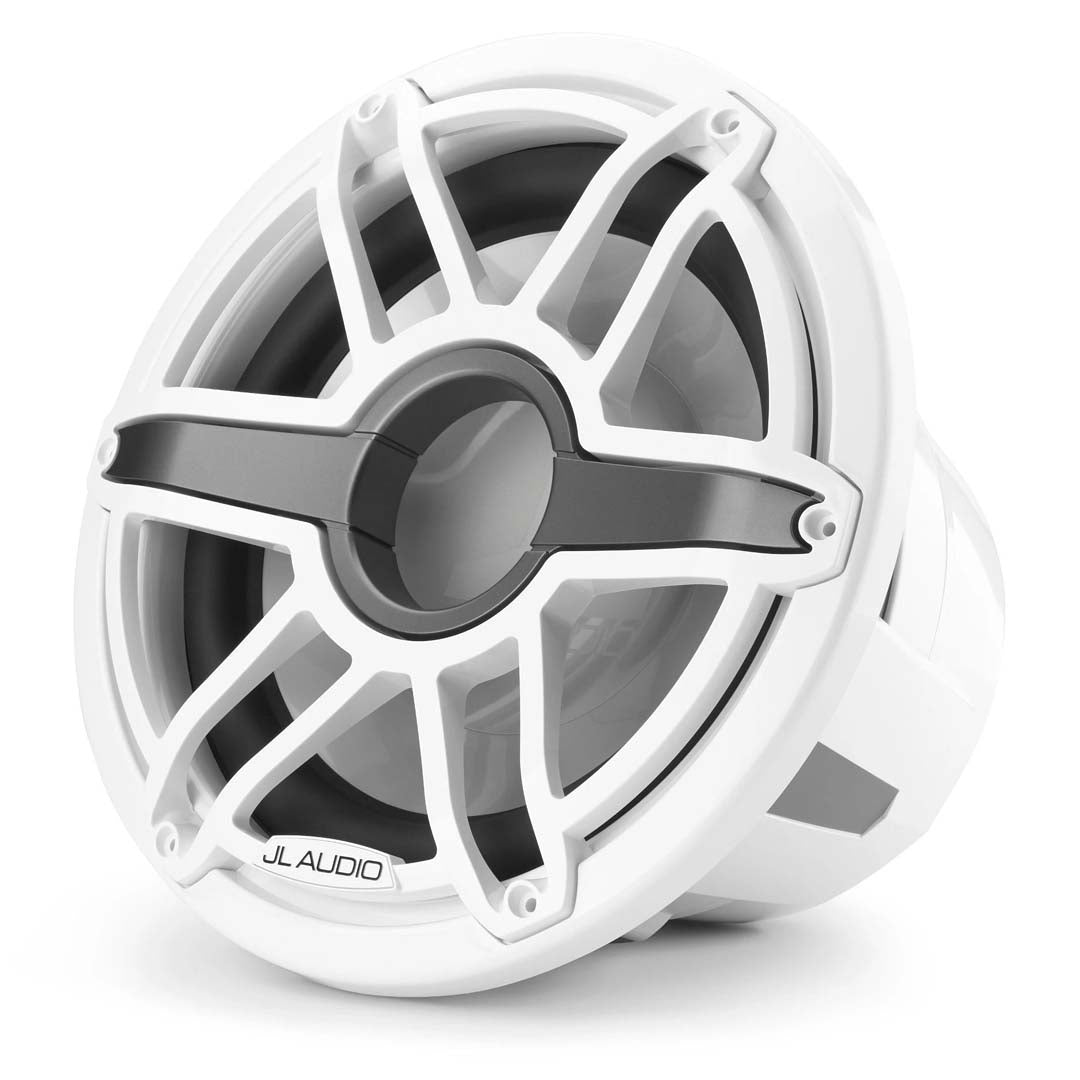 JL Audio M7-12IB-S-GWGW-4, 12" Infinite Baffle Marine Subwoofer - Sport Gloss White Grille, 600W