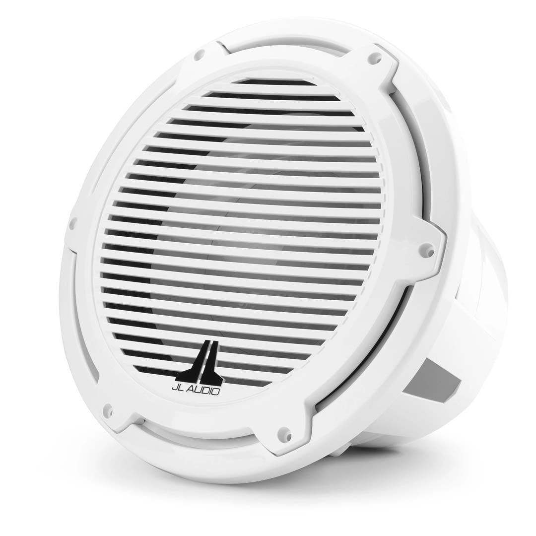 JL Audio M7-12IB-C-GWGW-i-4, 12" Infinite Baffle Marine Subwoofer - Classic Gloss White Grille, 600W
