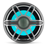 JL Audio M7-12IB-S-GMTI-I-4, 12" Infinite Baffle Marine Subwoofer - Sport Titanium Grille w/ RGB LED Lighting, 600W