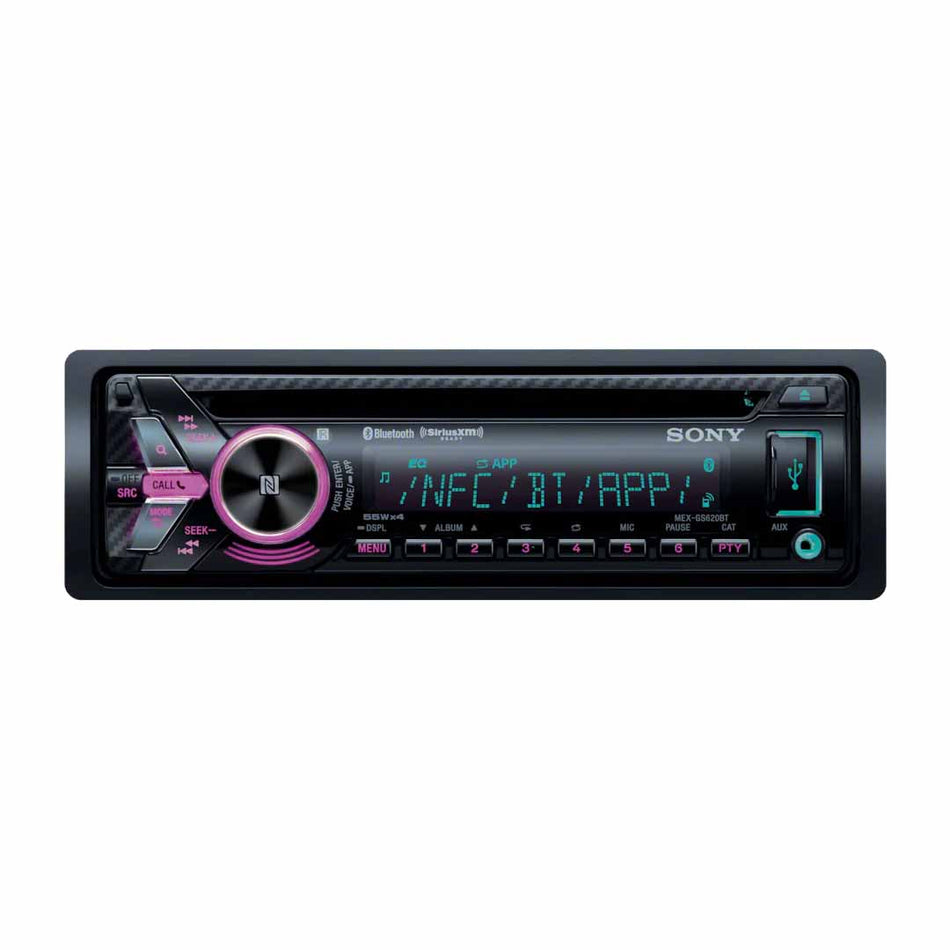 Sony MEX-GS620BT, Single Din CD/AM/FM Car Stereo Bluetooth Receiver