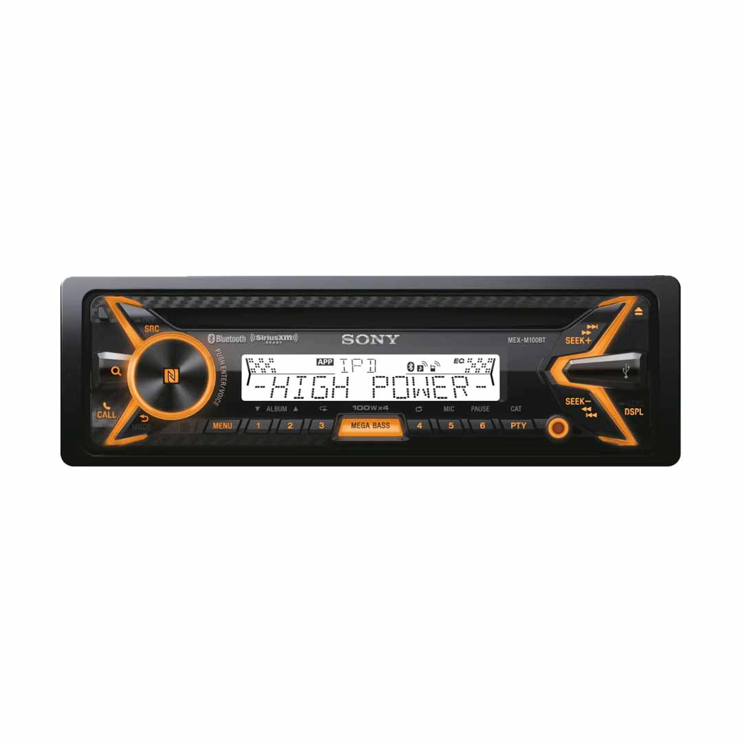 Sony MEX-M100BT, Single Din CD/AM/FM Bluetooth Amplified Marine Stereo Receiver