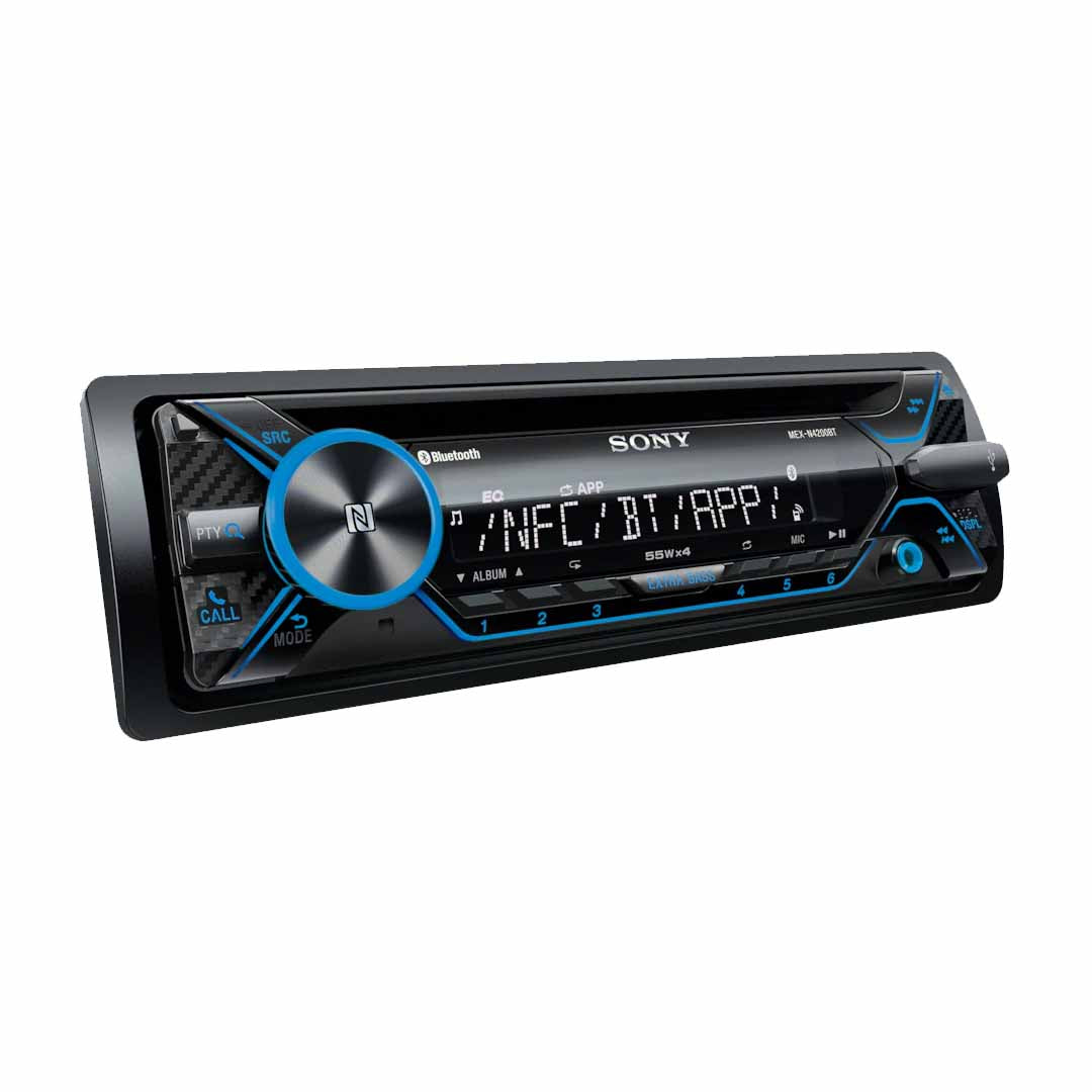 Sony MEX-N4200BT, Single Din AM/FM/CD/MP3 Player Car Stereo, Built-In Bluetooth