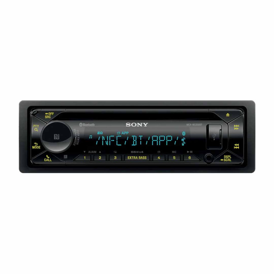 Sony MEX-N5300BT, Single Din AM/FM/CD/MP3 Player Car Stereo, Built-In Bluetooth