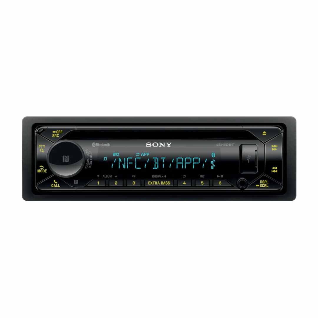 Sony MEX-N5300BT, Single Din AM/FM/CD/MP3 Player Car Stereo, Built-In Bluetooth