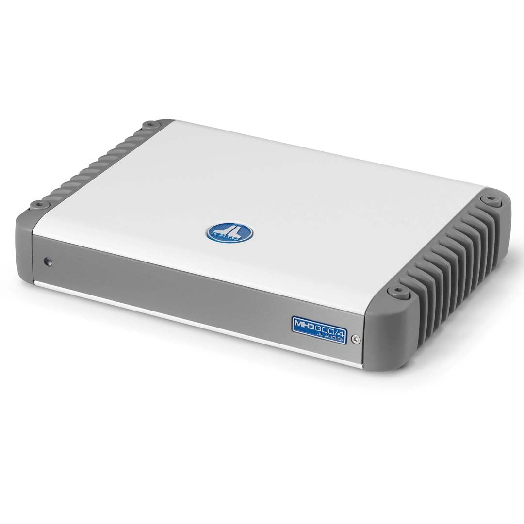 JL Audio MHD600/4-24V, M Series (24-Volt Systems Only) 4-Channel Class D Marine Full-Range Amplifier