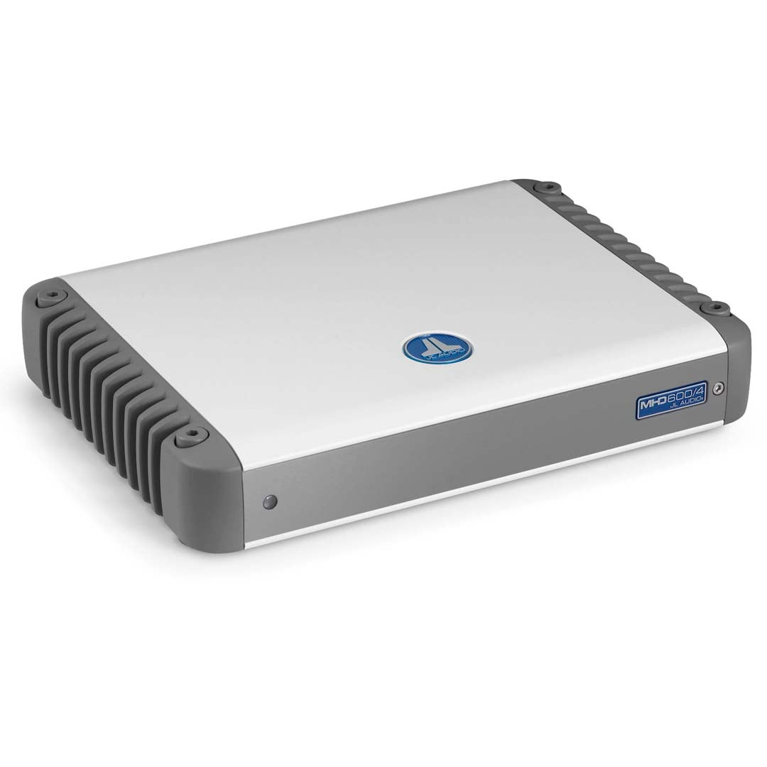 JL Audio MHD600/4-24V, M Series (24-Volt Systems Only) 4-Channel Class D Marine Full-Range Amplifier