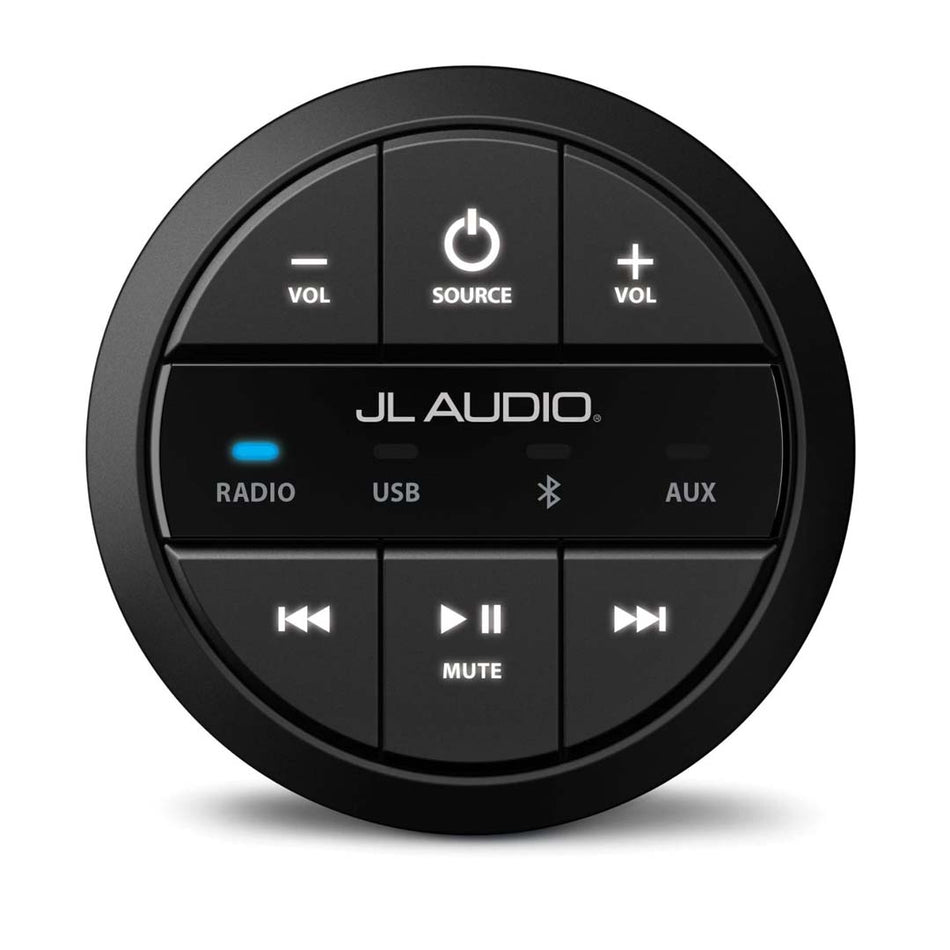 JL Audio MMR-20-BE, Round, wired, non-display remote controller for use with MediaMaster