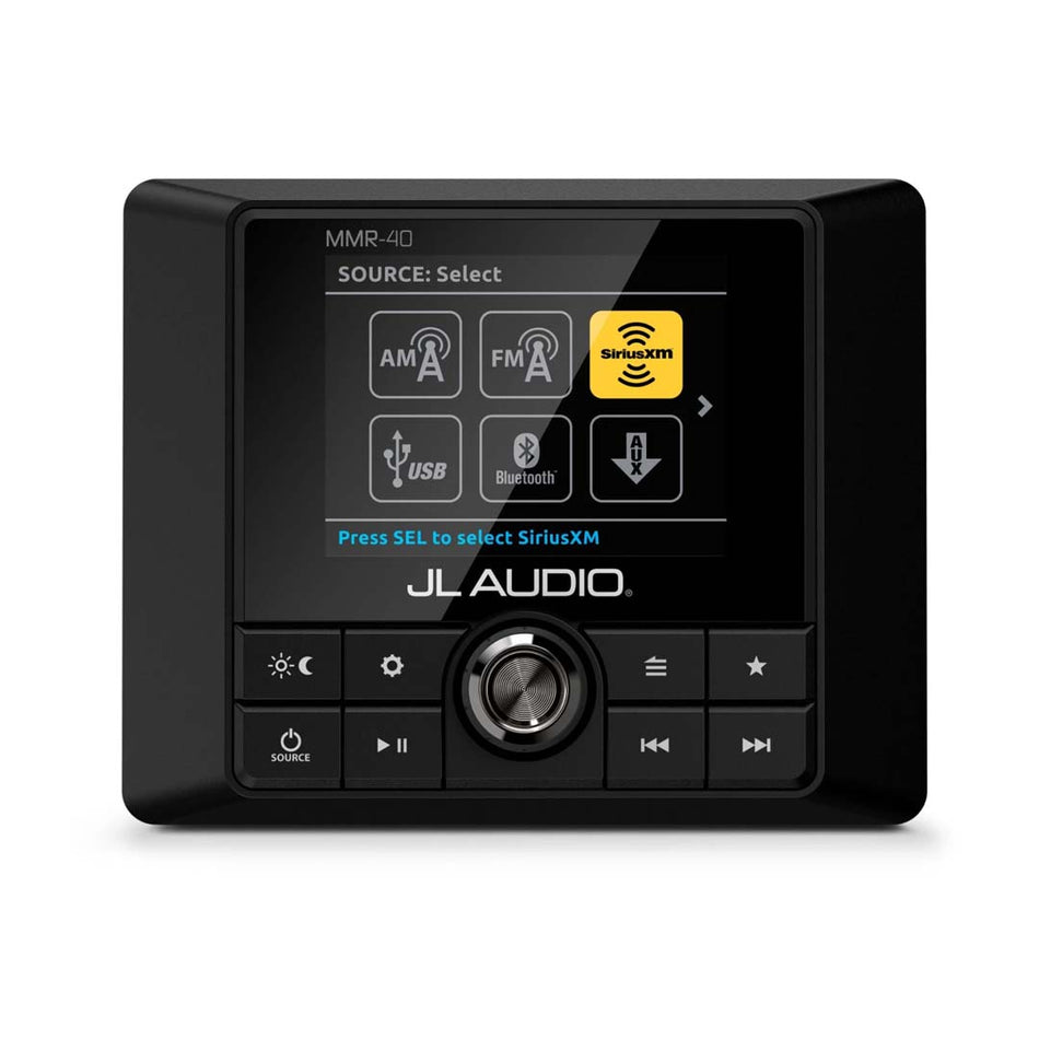 JL Audio MMR-40, Full-Function NMEA 2000 Network Controller with Full-Color LCD Display for use with MediaMaster