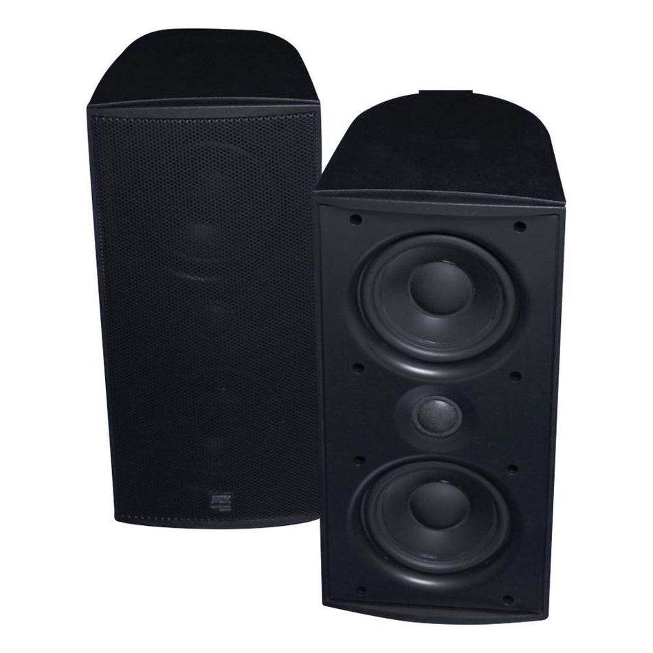 MTX MP52B, Home Theater Speaker with Two 5" Woofers - Black - 75W RMS