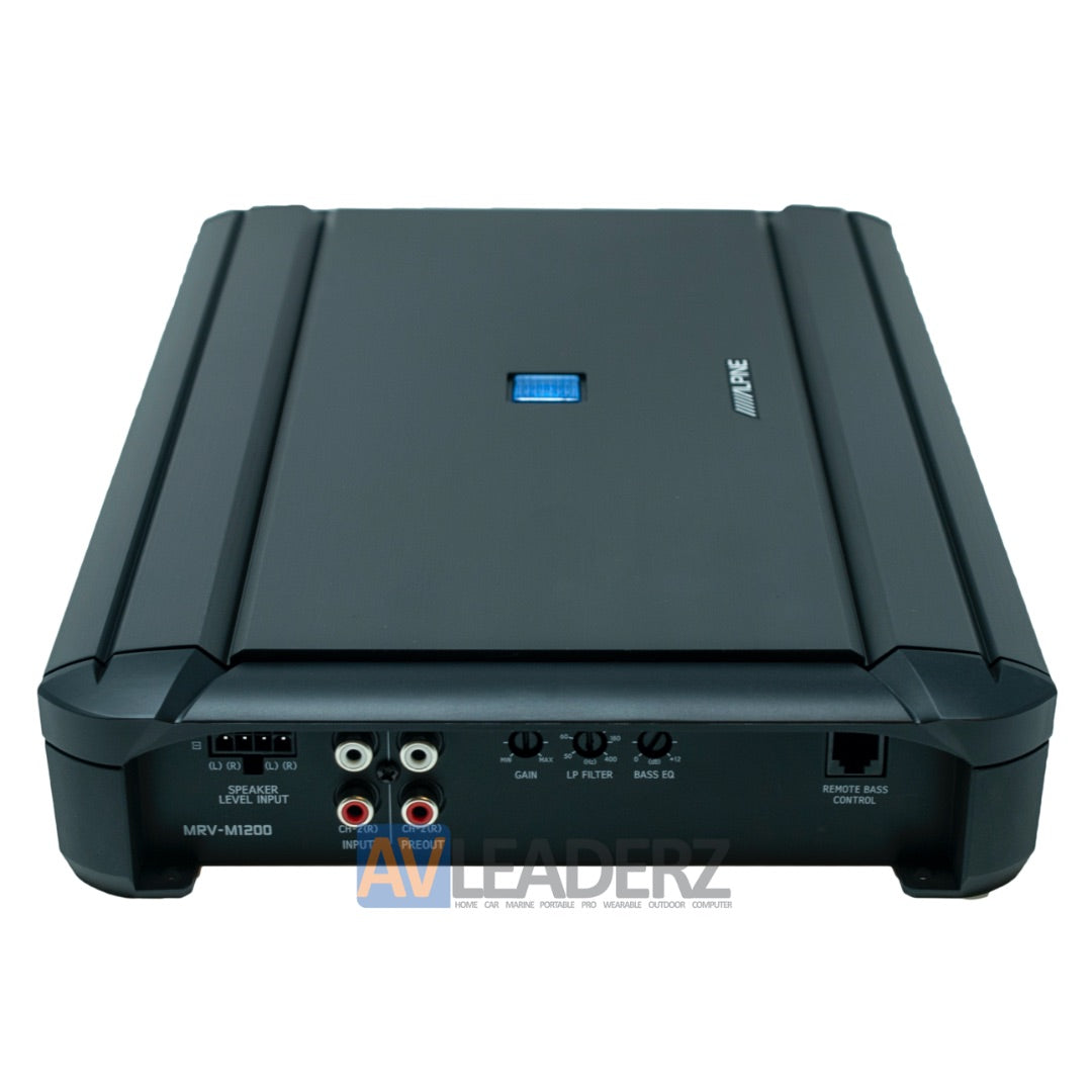 Alpine MRV-M1200, V Power Mono Class D Car Amplifier - 1200 Watts