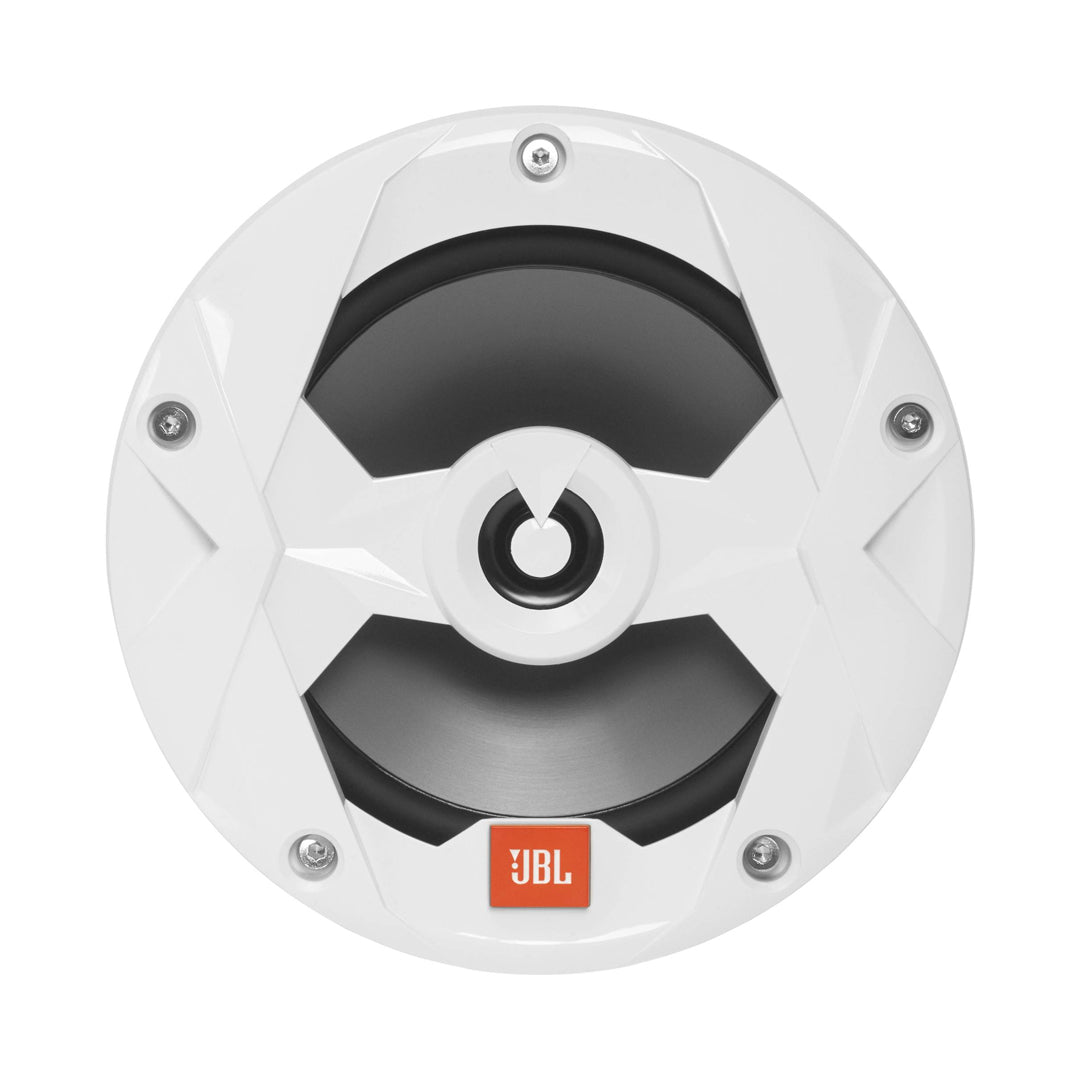 JBL MS65LW, Club Series Marine 6 1/2" Mulit-element 2-Way Marine Coaxial Speakers w/ RGB Lighting- 75W (White)