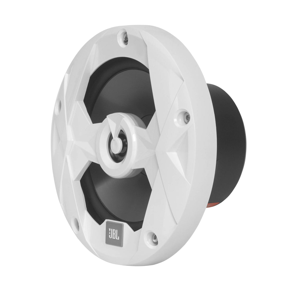 JBL MS65W, Club Series Marine 6 1/2" Mulit-element 2-Way Marine Coaxial Speakers - 75W (White)